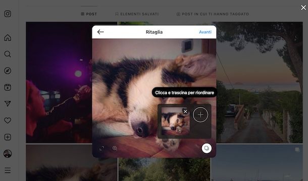 Caricare foto su Instagram da Mac