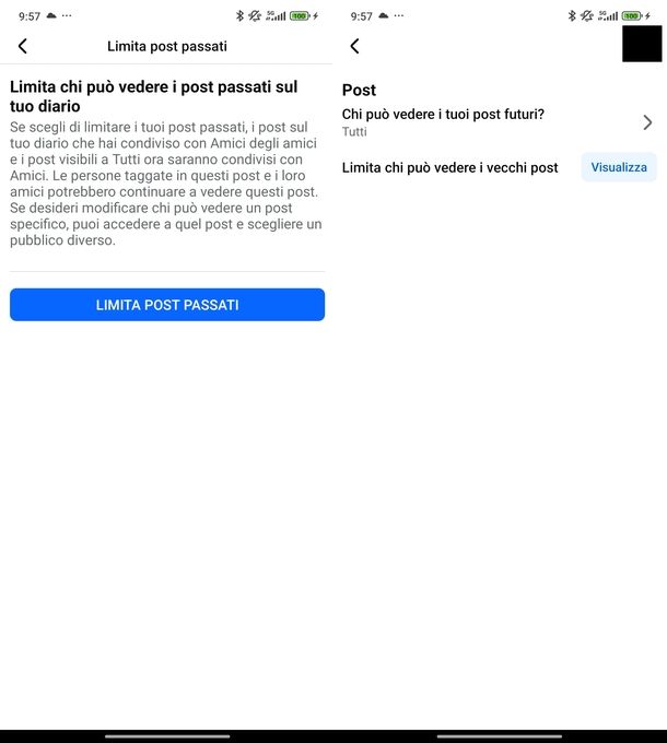 Bloccare proprie foto Facebook Android