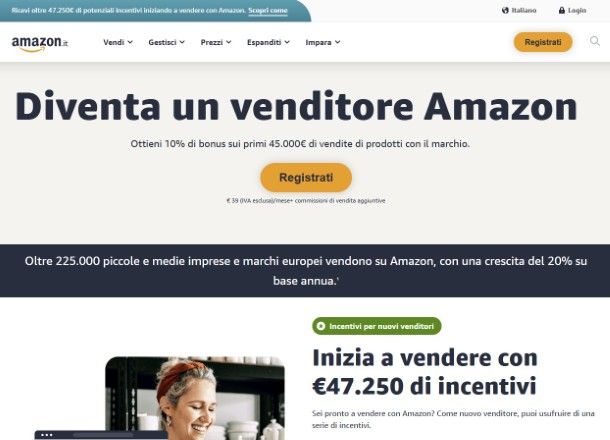 Venditore Amazon