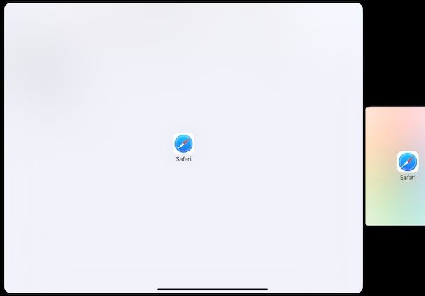 Dividere lo schermo di iPad in due con la stessa app
