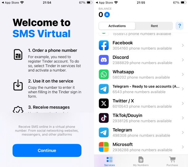 SMS Virtual