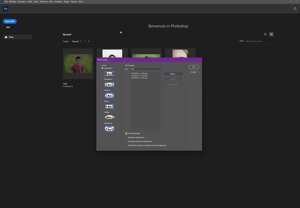 photoshop panoramica