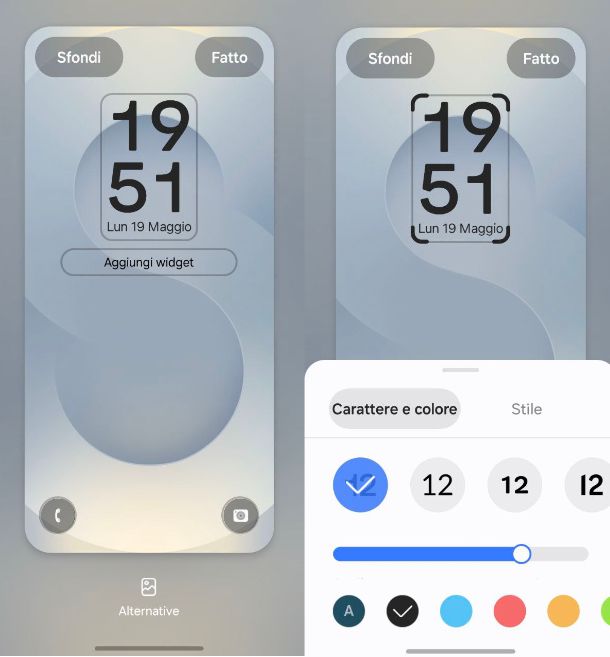 Come mettere l'orologio sulla schermata di blocco Samsung