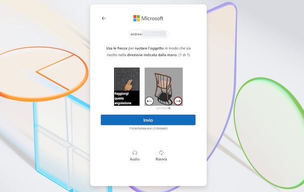 Creare account personale Microsoft