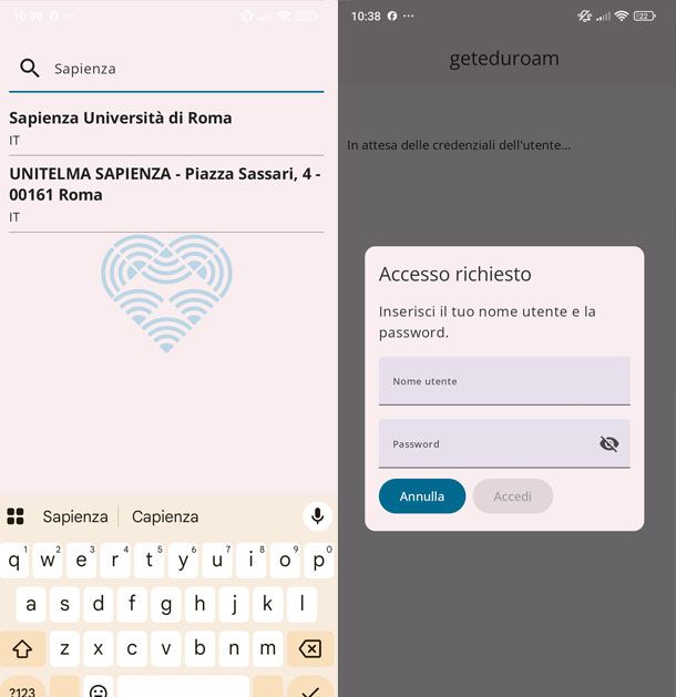Eduroam Sapienza