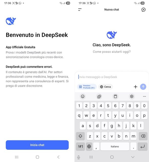 Come scaricare DeepSeek Android