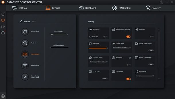 gigabyte control