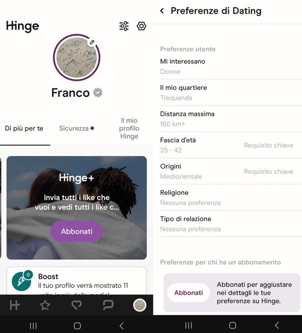 L'app di incontri Hinge per relazioni stabili