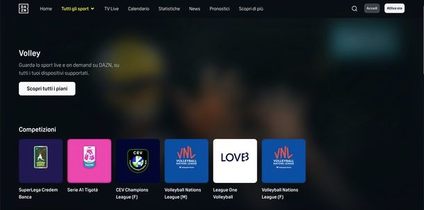 DAZN Volley