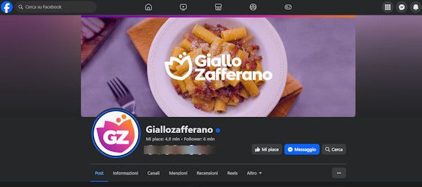 Migliori pagine Facebook cucina