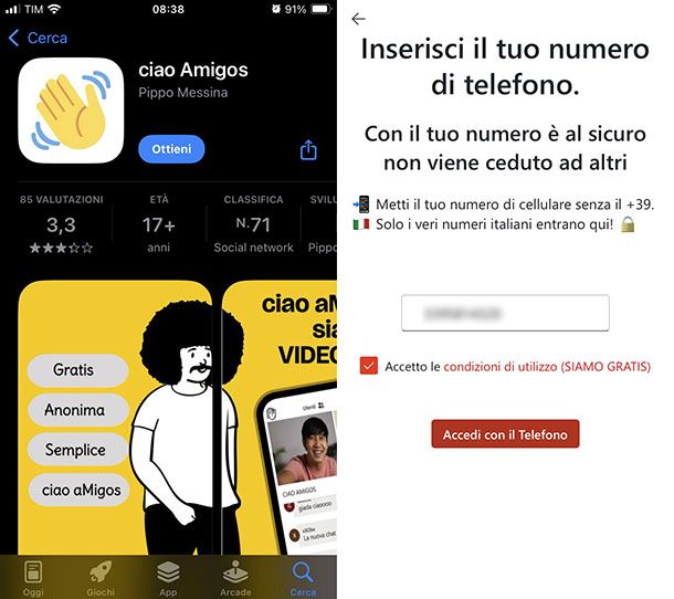 Come scaricare app ciao aMigos — iOS-iPadOS