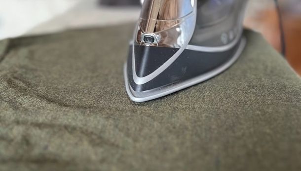 preparare il capo stirare
