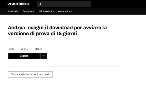 Scaricare AutoCAD gratis