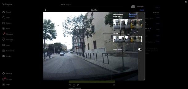 Instagram Reel su PC