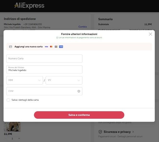 Carta AliExpress