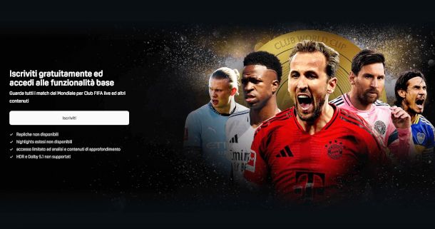 pagina Web iscrizione gratuita DAZN