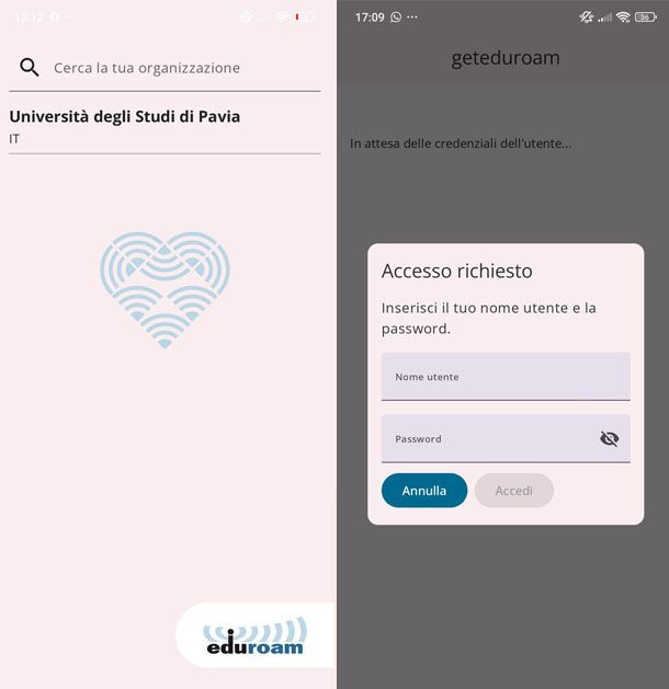 Eduroam Unipv