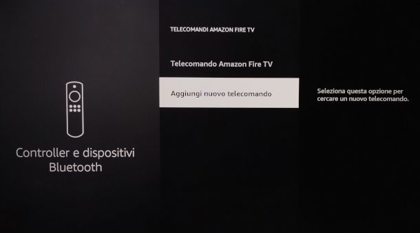 aggiunta telecomando Alexa da Fire TV