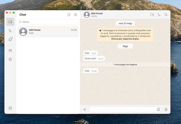 Leggere messaggi WhatsApp su PC