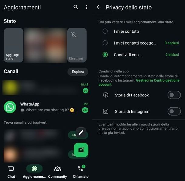 Aggiornamento WhatsApp