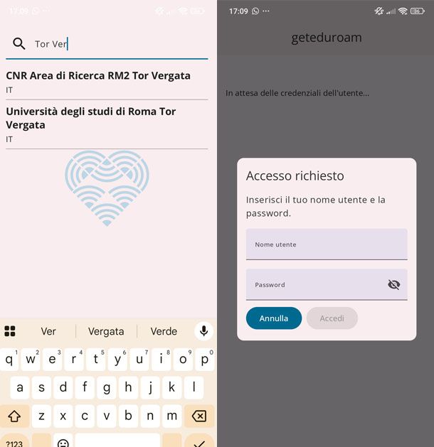 Eduroam tor Vergata