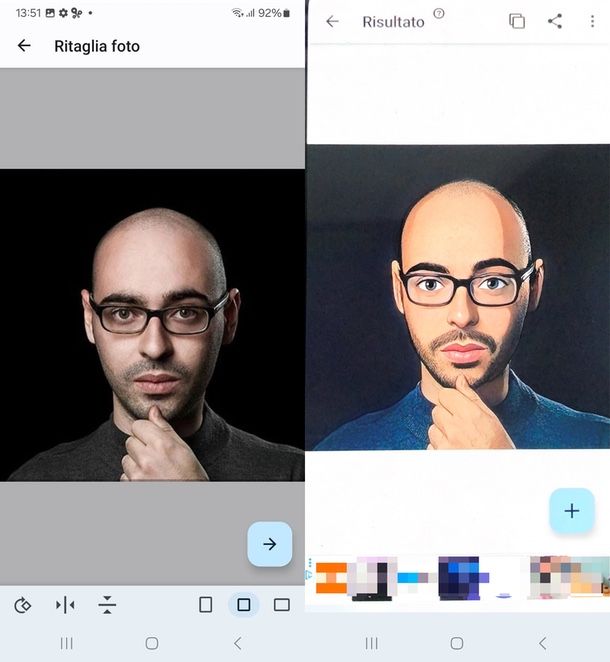 ToonMe app per fare cartoni animati con foto