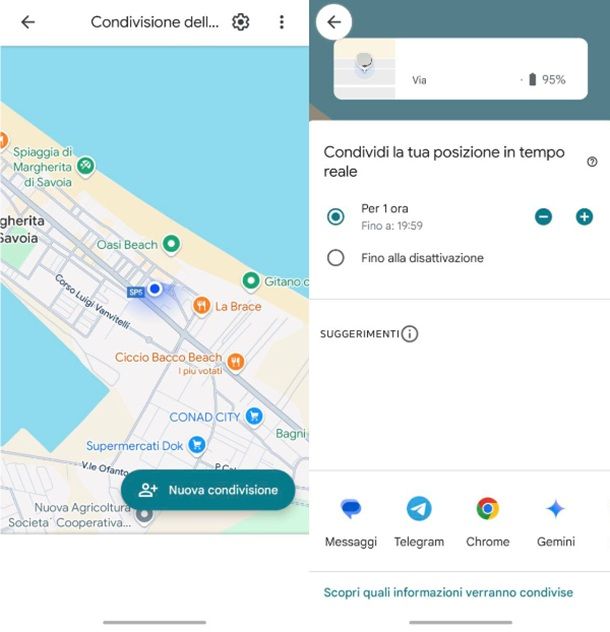 Google Maps app per rintracciare una persona attraverso il cellulare
