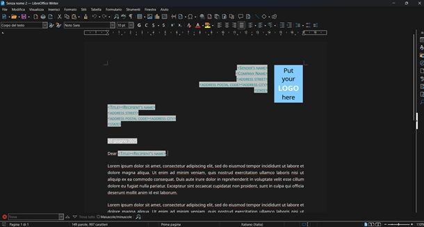 libreoffice writer