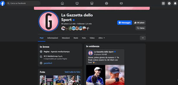 Migliori pagine Facebook calcio