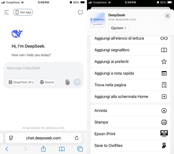 Come scaricare DeepSeek iPhone 