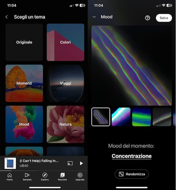 Creare copertina playlist YouTube Music