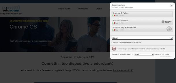 Eduroam Unimi