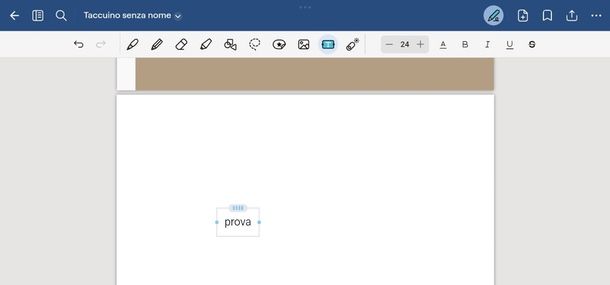 Goodnotes Android cambiare font