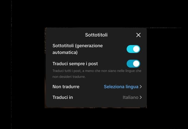 Mettere traduzione TikTok Web