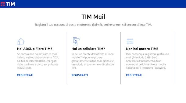 Attivare Alice Mail