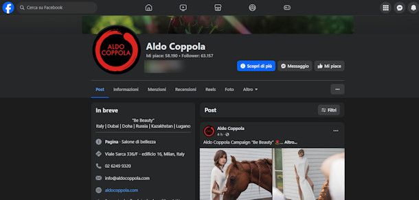 Migliori pagine Facebook parrucchieri