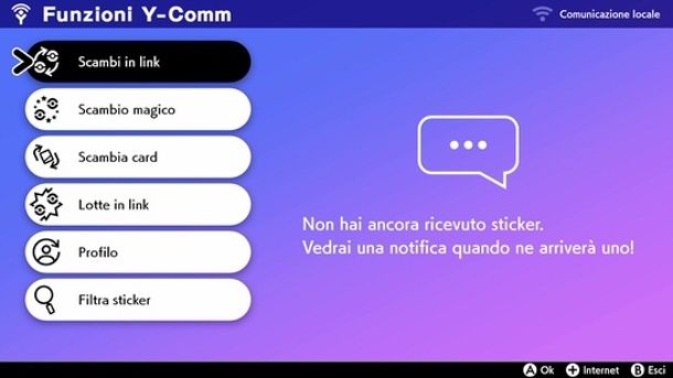 Scambi in link Pokémon Spada