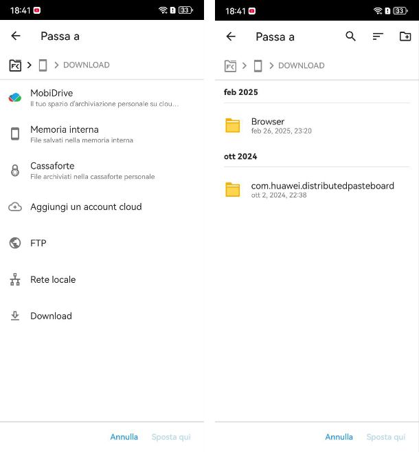 File manager di terze parti