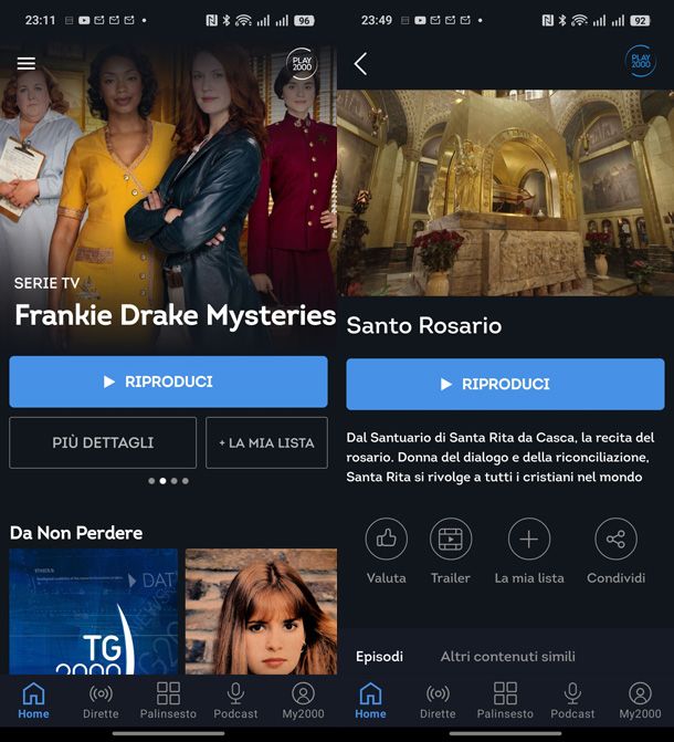TV2000 app