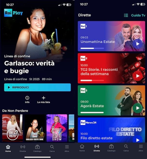 Vedere Rai 1 sul cellulare