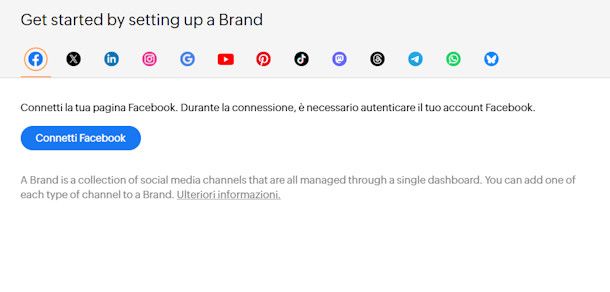 Zoho connettere social