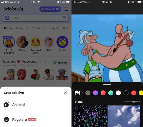 App per fare sticker animati 