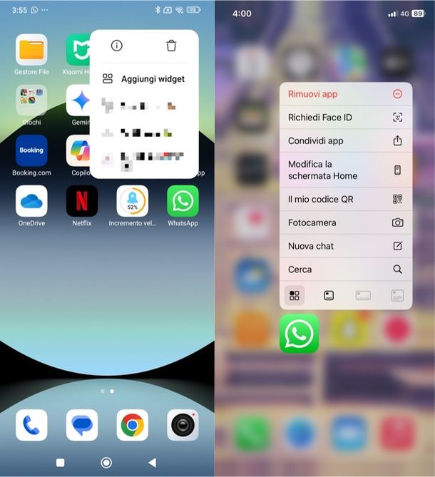Disinstallare WhatsApp