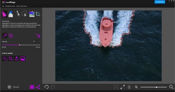 PhotoMirage programma per animare foto