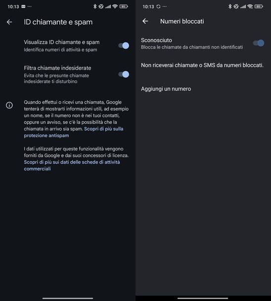 Bloccare numero sconosciuto Android