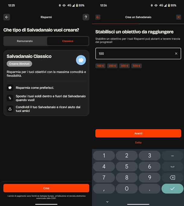 Salvadanaio Satispay