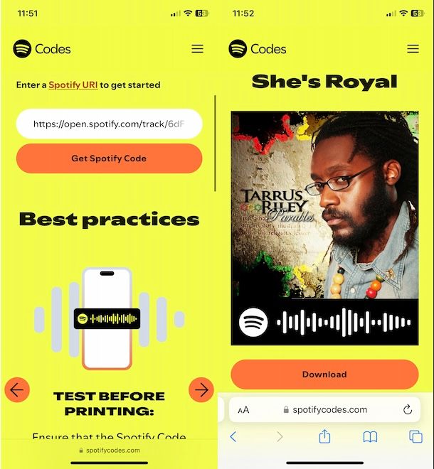 Spotify Codes