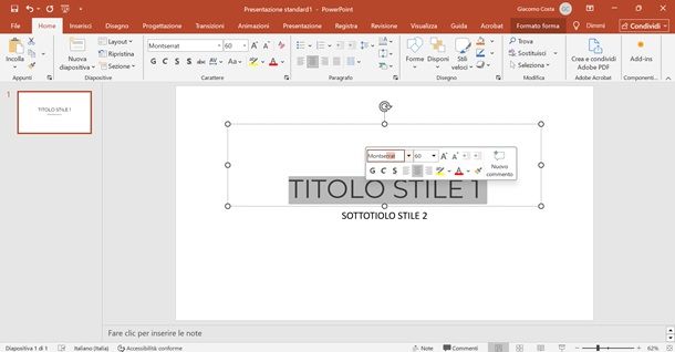 Scelta dei font e leggibilità
