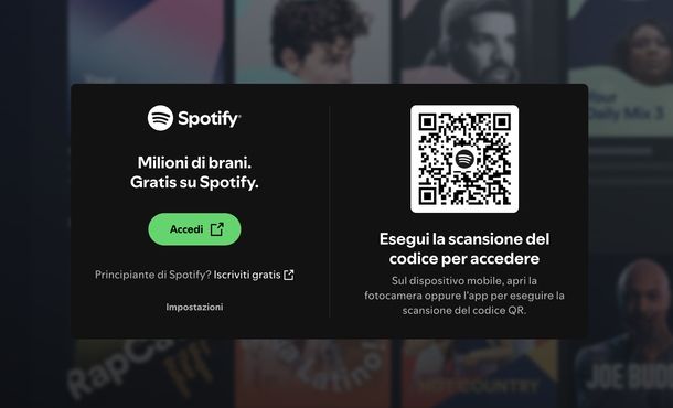 Cambiare account Spotify macOS