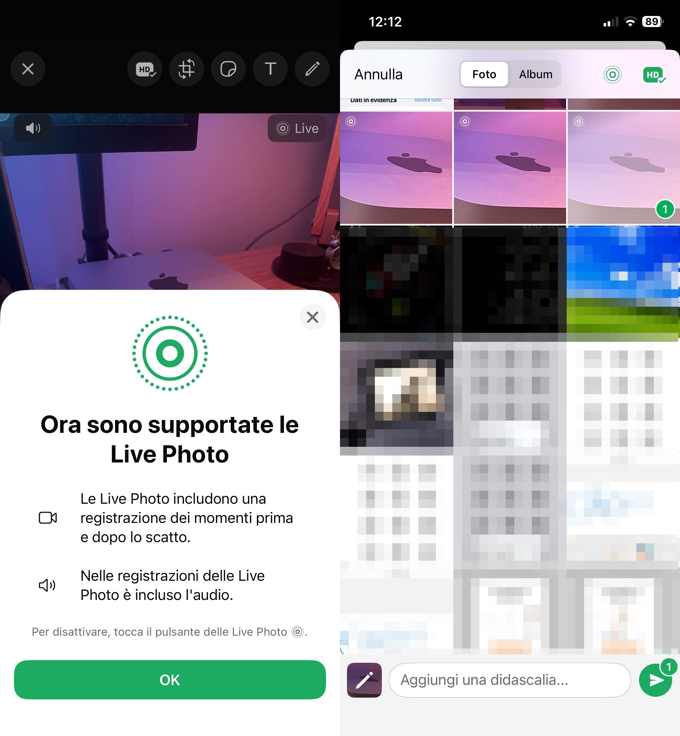 Live Photos WhatsApp